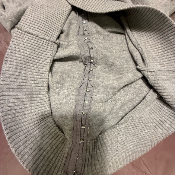 Vintage Gray Silver Beaded Embellished Military Cropped Cardigan Size Small $200 - Picture 5 of 11